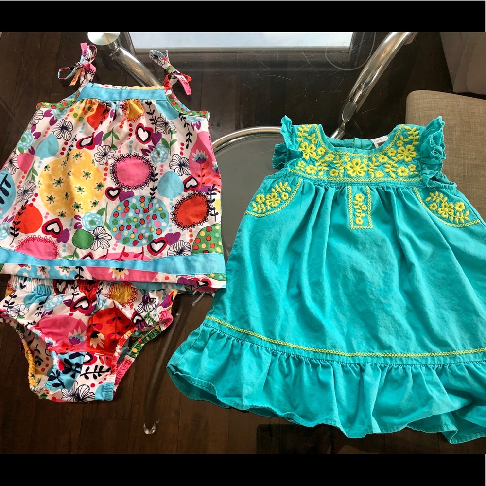 💛 Bright Fun 6m girls Dresses Hanna Andersson 🧡